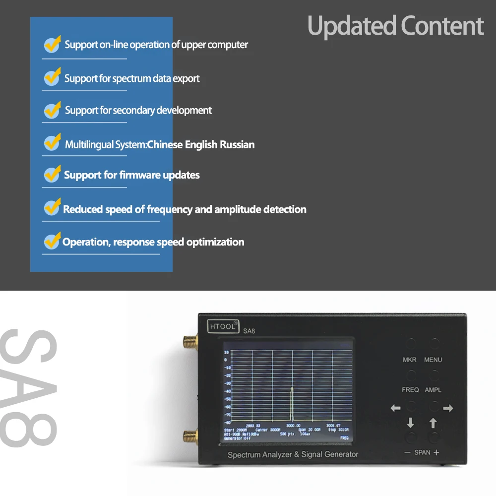 Handheld Spectrum Analyzer wit - Signal Generator Spectrum Analyzer 评论和价格