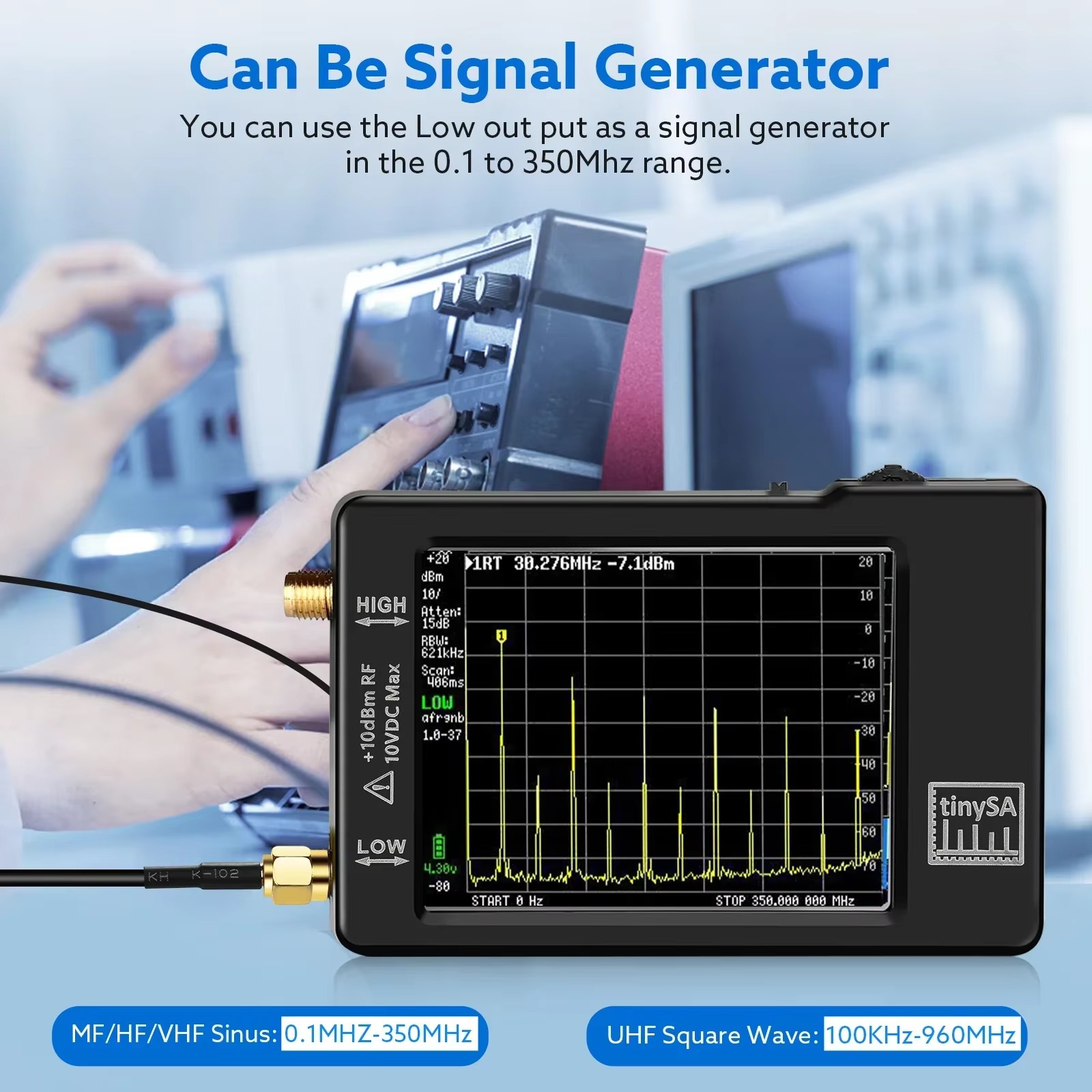 Upgraded Tiny Spectrum Analyze - Signal Generator Spectrum Analyzer 评论和价格